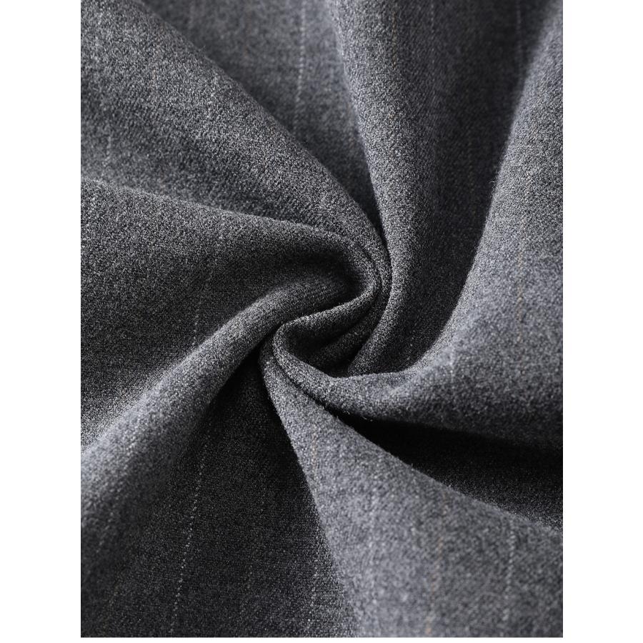 ジャケット メンズ テーラードジャケット ウール ストライプ柄 ブローチ付き おしゃれ ウール混 ウールジャケット 春 秋 冬 メンズアウター 30代 40代 50代 | ホームアイホーム | 18