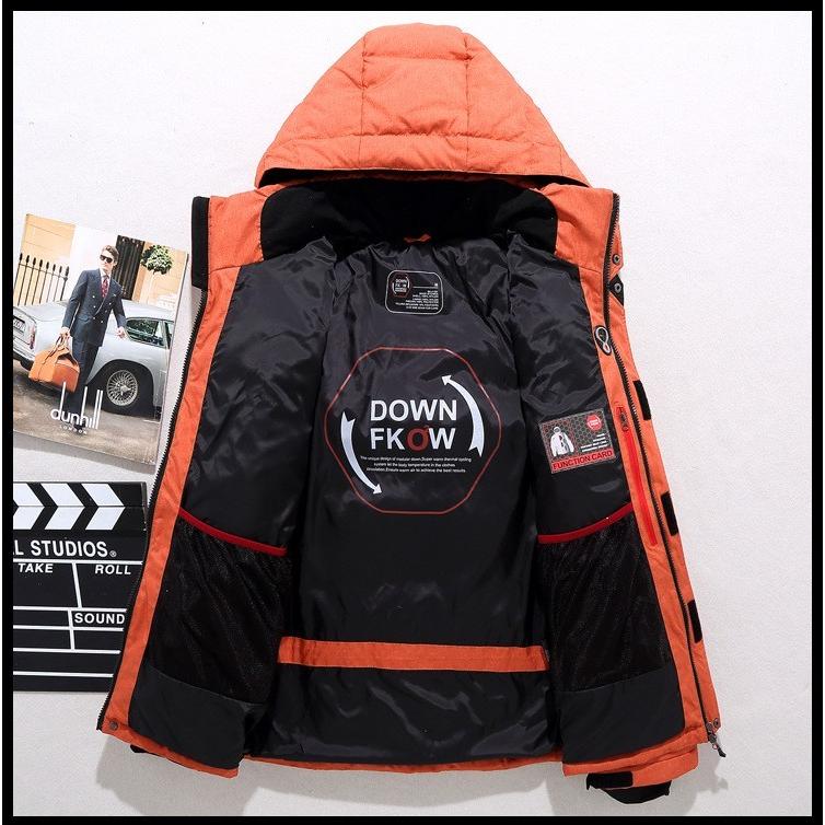 ダウンジャケット メンズ フード付き 無地 ハイネック 防寒 撥水 アウター | ホームアイホーム | 10