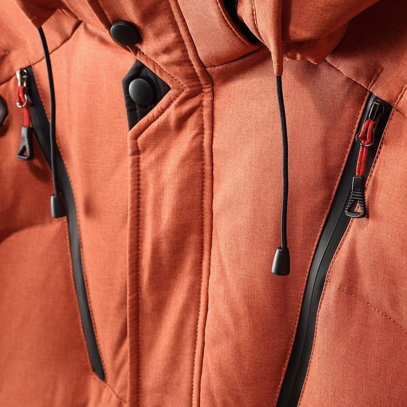 ダウンジャケット メンズ フード付き 無地 ハイネック 防寒 撥水 アウター | ホームアイホーム | 15