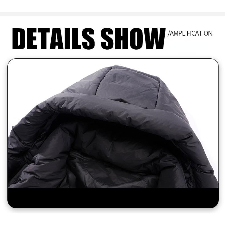 ダウンジャケット 脱着式フード 立ち襟 2WAY ボリューム感 暖かい 防寒対策 軽量 防寒 防風あったか 冬 | ホームアイホーム | 07