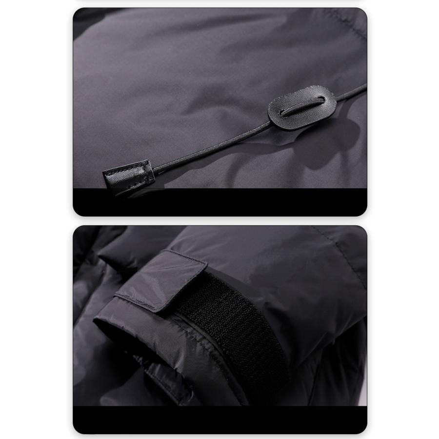 ダウンジャケット 脱着式フード 立ち襟 2WAY ボリューム感 暖かい 防寒対策 軽量 防寒 防風あったか 冬 | ホームアイホーム | 09