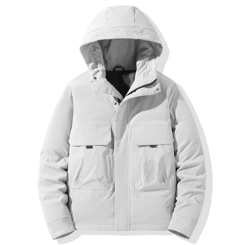 ダウンジャケット メンズ ボリューム ダウンコート フード付き 保温 軽量 アウター 防寒 防風 冬 ジャンパー おしゃれ あったか | ホームアイホーム | 01