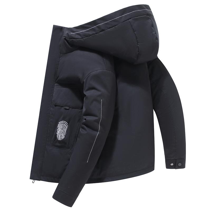 ダウンジャケット メンズ ボリューム ダウンコート フード付き 保温 軽量 アウター 防寒 防風 冬 ジャンパー おしゃれ あったか | ホームアイホーム | 04