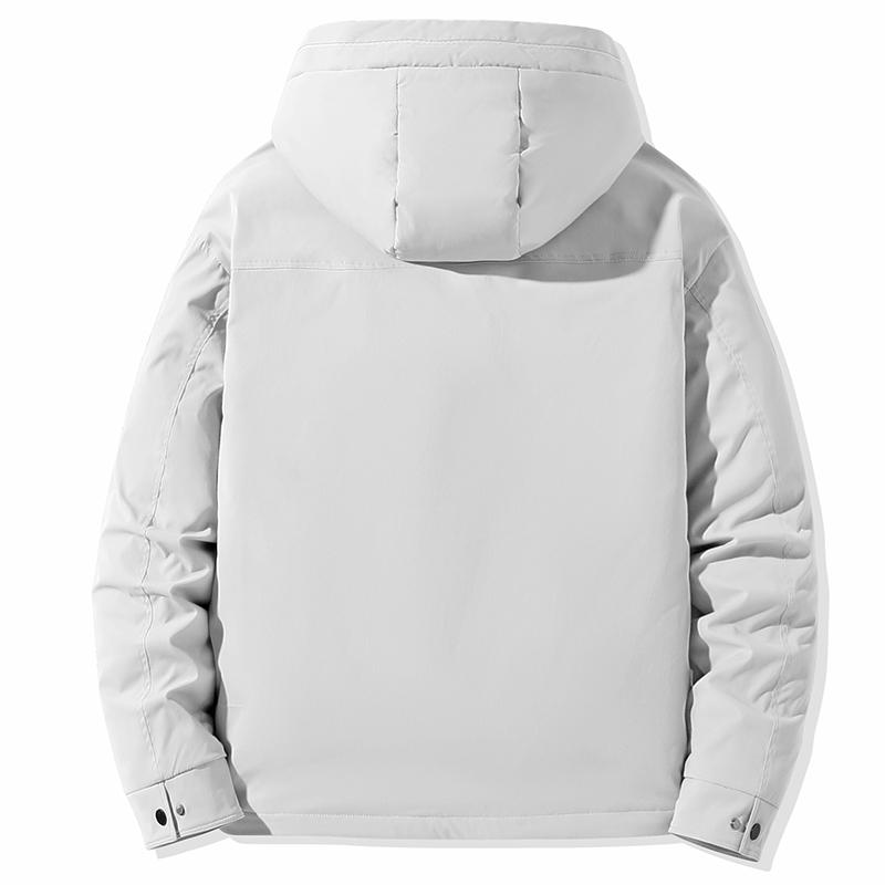 ダウンジャケット メンズ ボリューム ダウンコート フード付き 保温 軽量 アウター 防寒 防風 冬 ジャンパー おしゃれ あったか | ホームアイホーム | 05