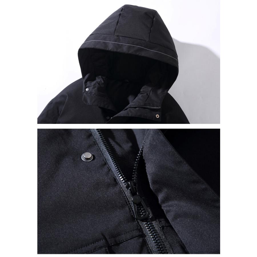 ダウンジャケット メンズ ボリューム ダウンコート フード付き 保温 軽量 アウター 防寒 防風 冬 ジャンパー おしゃれ あったか | ホームアイホーム | 07