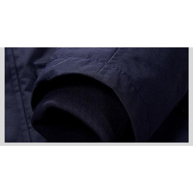 ダウンジャケット メンズ ワッペン付き 無地 防水 ラクーンファー 保温