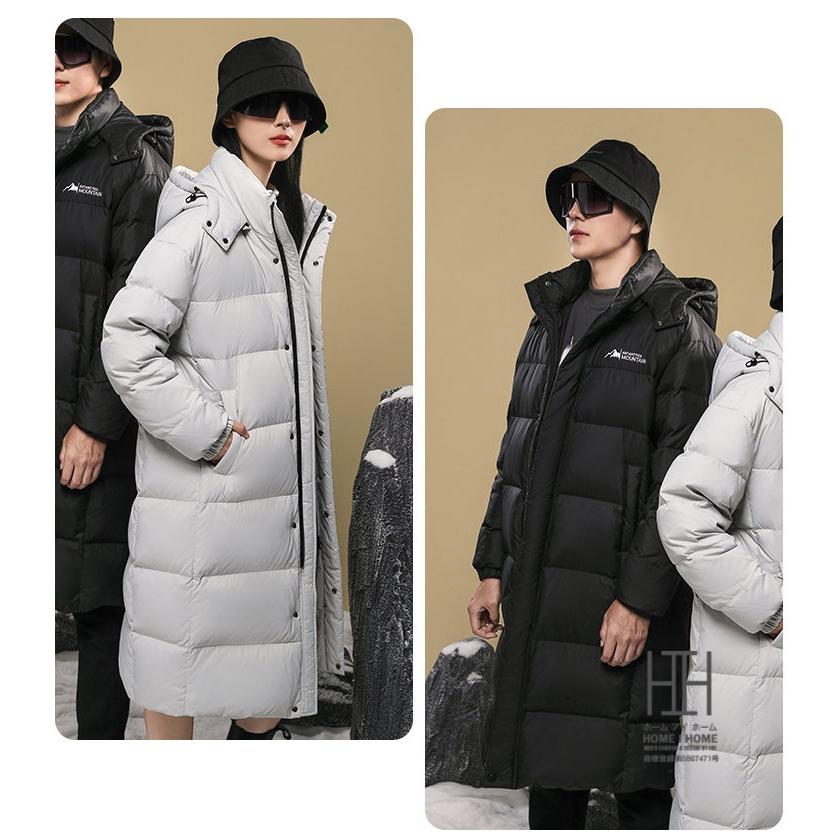 90ダウン 極暖ダウン ロングダウンジャケット メンズ レディース ユニセックス おしゃれ 軽量 フード付き ロング丈 防風 防寒 あったか キャンプ アウトドア | ホームアイホーム | 13