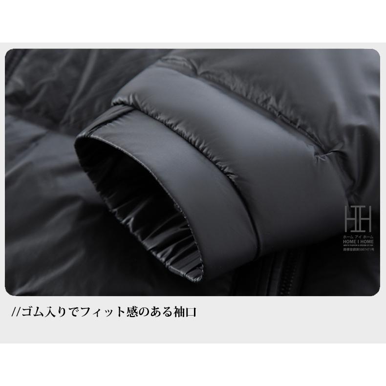 極暖ダウン ダウンジャケット メンズ 赤 撥水加工 光沢感 軽量 大きいサイズ ダウンコート 防風 防寒 保温 あったか おしゃれ キャンプ アウトドア バイク 暖か | ホームアイホーム | 11