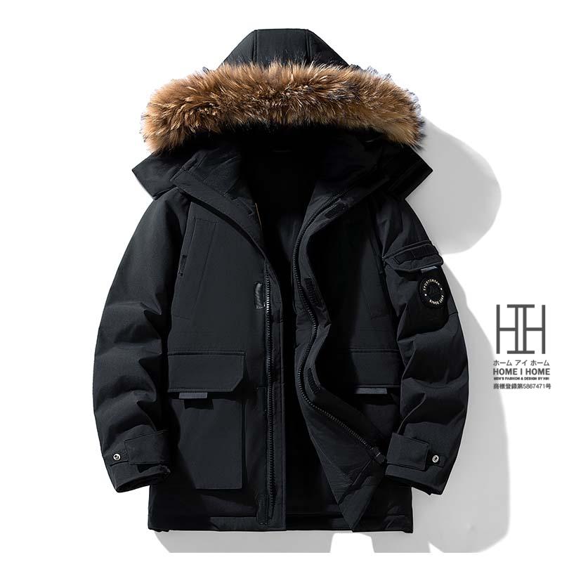 ダウンジャケット メンズ カモフラージュ 赤 アウター 暖かい ダウン ファー付き 撥水加工 防風 厚手 防寒 保温 大きいサイズ ミリタリー ゆったり アウトドア | ホームアイホーム | 15