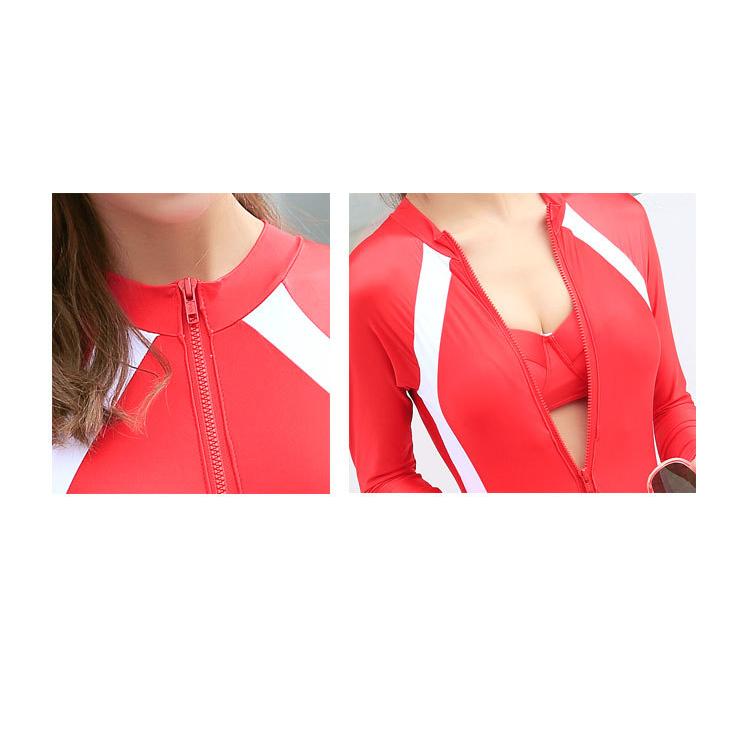 ラッシュガード レディース 水陸両用 長袖 水着 体型カバー水着 ショートパンツ セットアップ | ホームアイホーム | 18