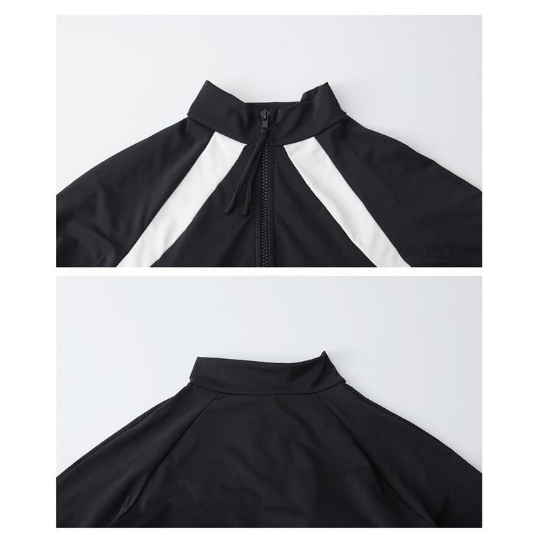 ラッシュガード レディース 水陸両用 長袖 水着 体型カバー水着 ショートパンツ セットアップ | ホームアイホーム | 04