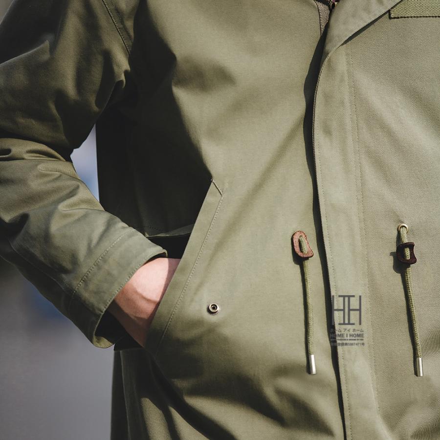 モッズコート メンズ パーカー M51コート フィールドジャケット ミリタリー フード 防寒着 厚手 裏ボア 防風 M-51  裏起毛 ボアコート 大きいサイズ あったか | ホームアイホーム | 14