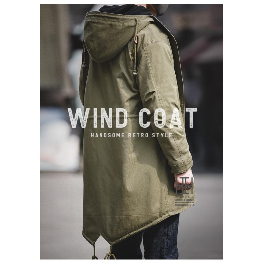 モッズコート メンズ パーカー M51コート フィールドジャケット ミリタリー フード 防寒着 厚手 裏ボア 防風 M-51  裏起毛 ボアコート 大きいサイズ あったか | ホームアイホーム | 03