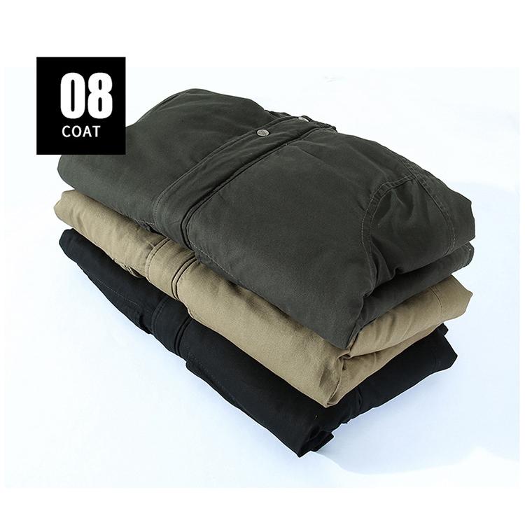 中綿ジャケット メンズ 裏起毛 ジャンバー 裏ボア フード付き ワーク ボアジャケット ミリタリージャケット 防寒防風 冬服 保温 暖かい ブルゾン | ホームアイホーム | 19