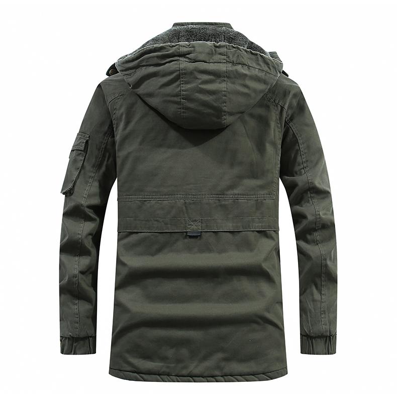 ミリタリージャケット 中綿ジャケット 裏起毛 メンズ 裏ボア ボアジャケット フード付き 防寒防風 冬服 保温 暖かい ワーク ブルゾン ジャンバー | ホームアイホーム | 07