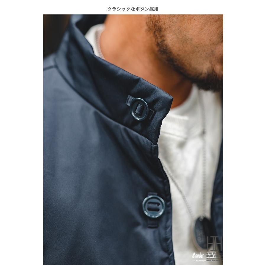 中綿コート ミリタリージャケット メンズ 中綿入り フライトジャケット ボンバージャケット ブルゾン ジャンパー アウター 防寒 オーバーサイズ 大きいサイズ | ホームアイホーム | 10