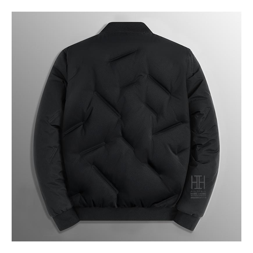 中綿ジャケット スタジャン メンズ リブ襟 中綿コート 無地 シンプル カジュアル 防寒 保温 暖かい 防風 アウトドア M-6XL 大きいサイズ ブルゾン 中綿 ブルゾン | ホームアイホーム | 09