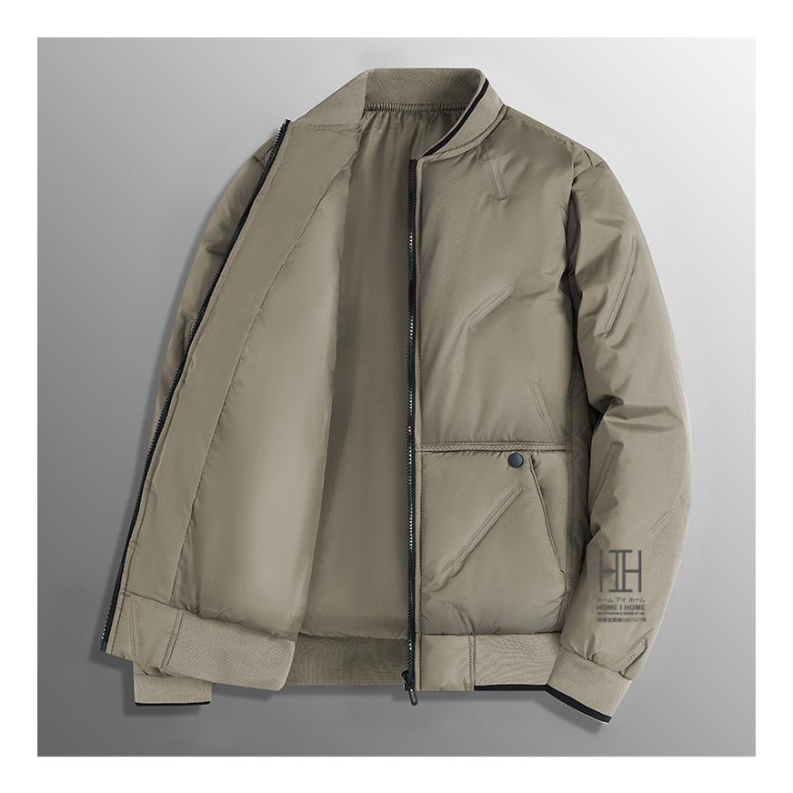 中綿ジャケット スタジャン メンズ リブ襟 中綿コート 無地 シンプル カジュアル 防寒 保温 暖かい 防風 アウトドア M-6XL 大きいサイズ ブルゾン 中綿 ブルゾン | ホームアイホーム | 10