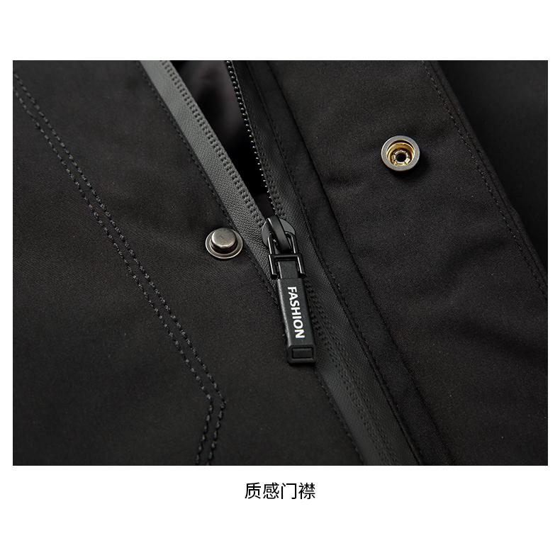 脱着式フード ライナー付き中綿コート３WAY 中綿入り シームレス風通しシャットダウン ビジネスコート エコダウン メンズ スマートなデザイン | ホームアイホーム | 16