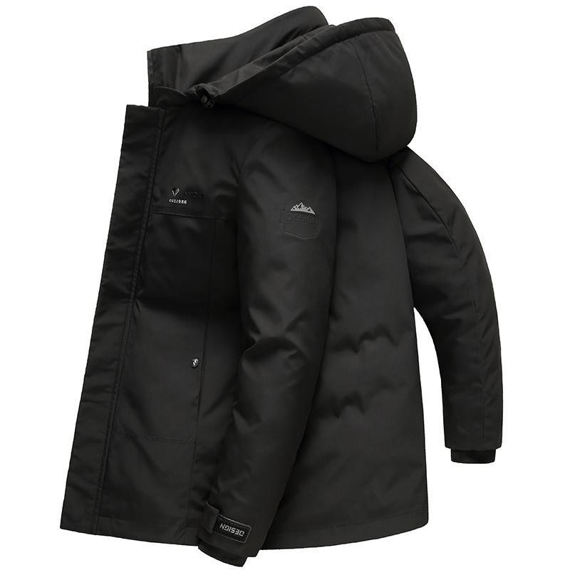 脱着式フード ライナー付き中綿コート３WAY 中綿入り シームレス風通しシャットダウン ビジネスコート エコダウン メンズ スマートなデザイン | ホームアイホーム | 01