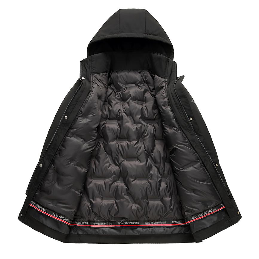 脱着式フード ライナー付き中綿コート３WAY 中綿入り シームレス風通しシャットダウン ビジネスコート エコダウン メンズ スマートなデザイン | ホームアイホーム | 08