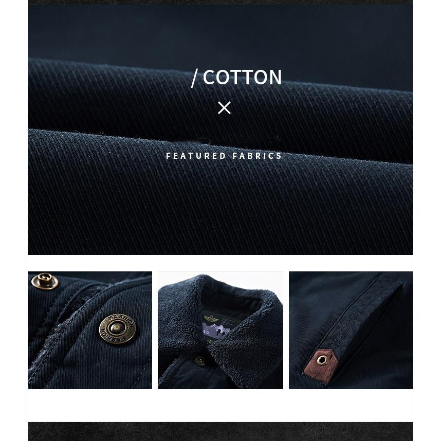 ミリタリージャケット 中綿ジャケット メンズ 裏ボア 刺繍 ファッション アウター 防寒 | ホームアイホーム | 10