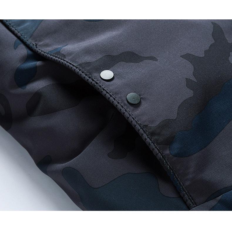 中綿コート ミリタリージャケット 迷彩柄 メンズ 裏起毛 保温 ミリタリー系 オシャレ アウトドア フード | ホームアイホーム | 09