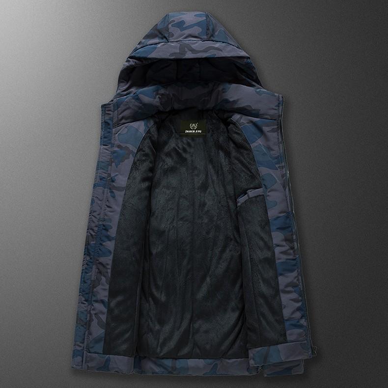 中綿コート ミリタリージャケット 迷彩柄 メンズ 裏起毛 保温 ミリタリー系 オシャレ アウトドア フード | ホームアイホーム | 05