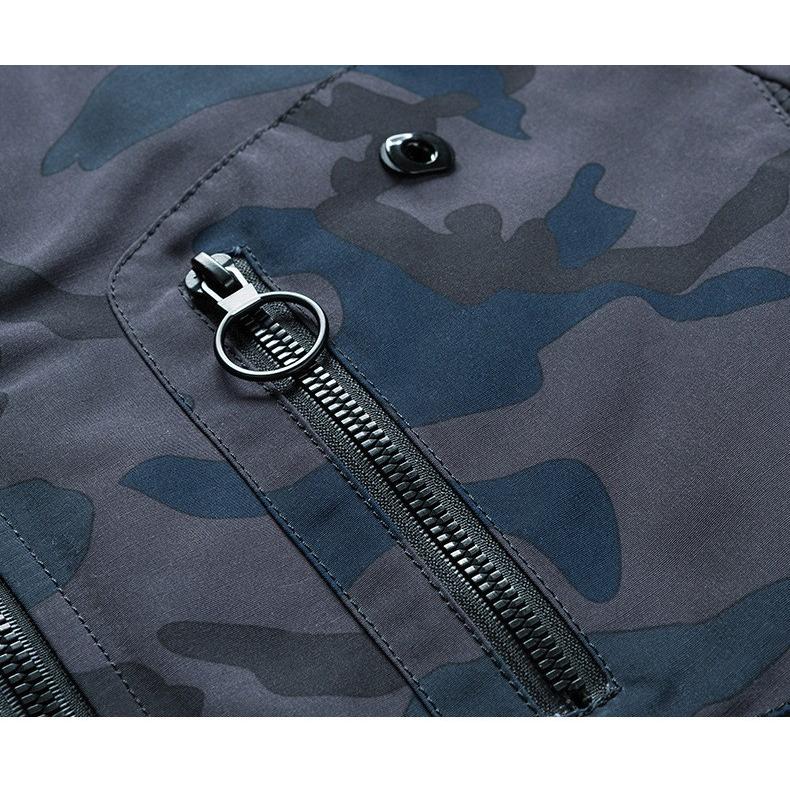 中綿コート ミリタリージャケット 迷彩柄 メンズ 裏起毛 保温 ミリタリー系 オシャレ アウトドア フード | ホームアイホーム | 08