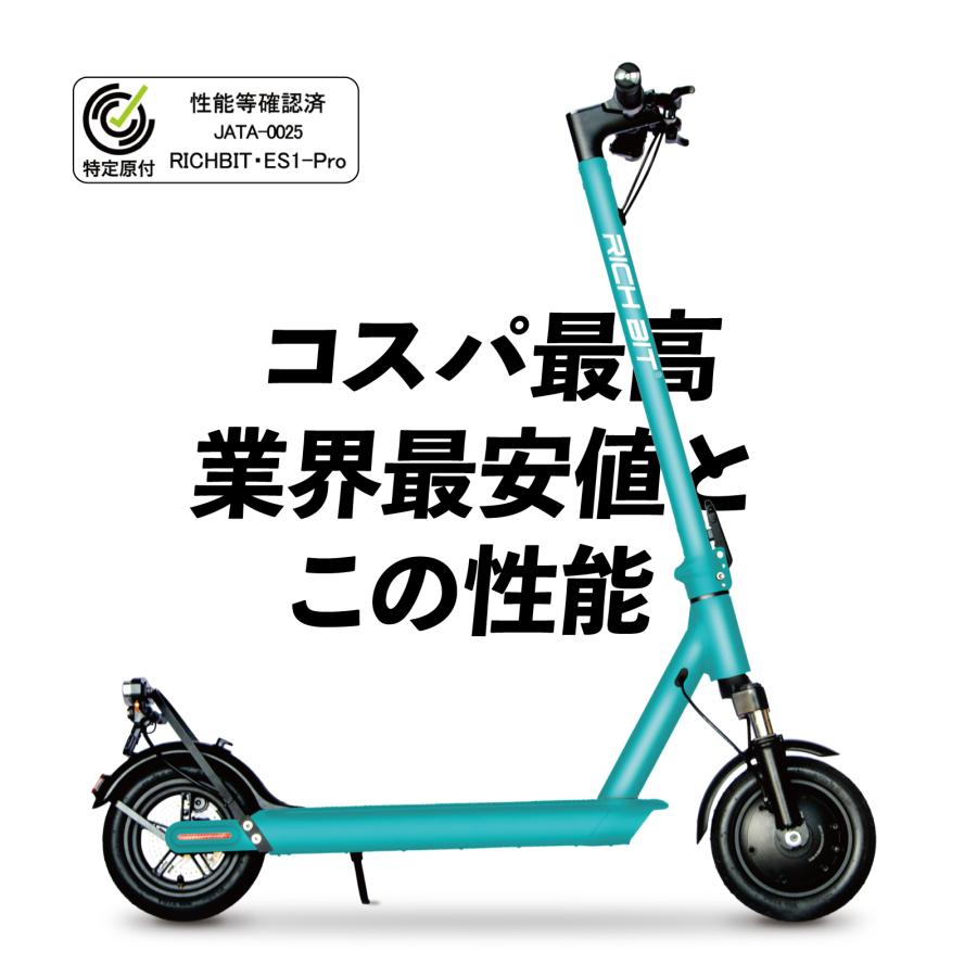 RICH BIT 特定小型原動機付自転車 電動キックボード 保安部品完備 公道