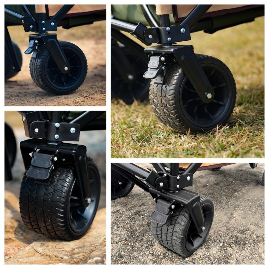 mai商品 Mr.Nomads キャリーワゴン キャリーカート 4輪 折り畳み 長物収容可能