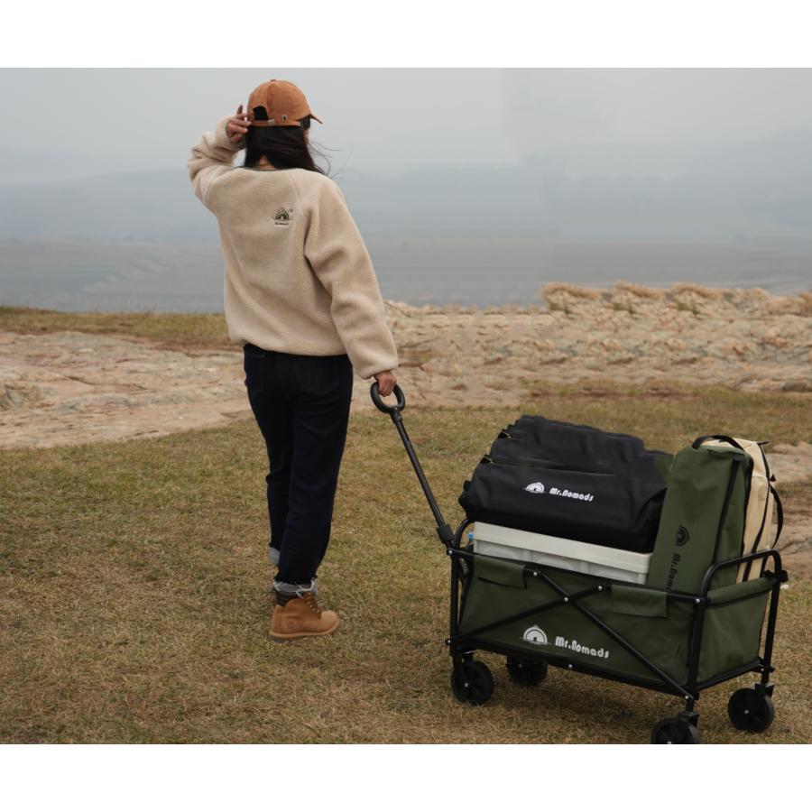 Mr.Nomads キャリーワゴン キャリーカート 軽量 大容量 120L可能 耐
