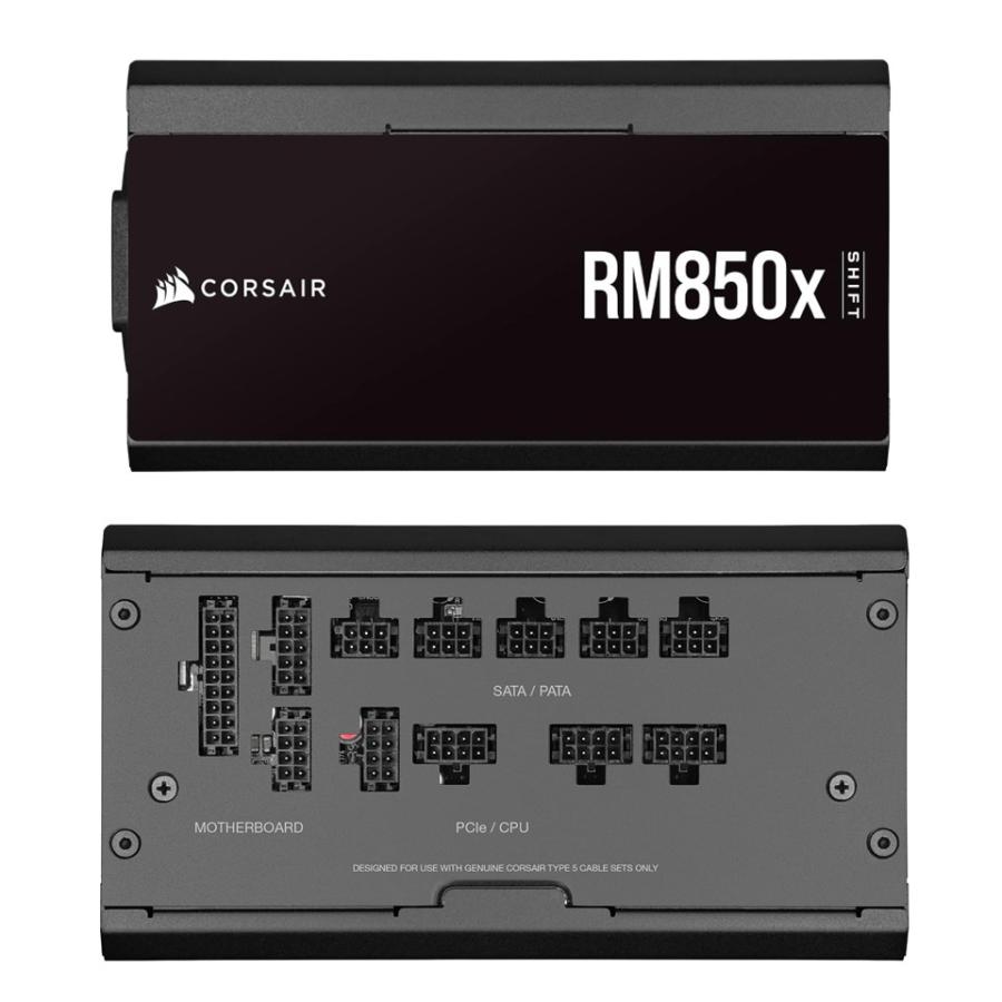 CORSAIR（コルセア） PC電源ユニット RM850x Shift PCIe5.0/ATX3.0対応