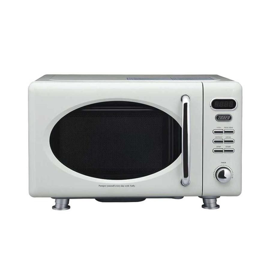 Toffy トフィー 電子レンジ K-DR1 アッシュホワイト コンパクト 17L 
