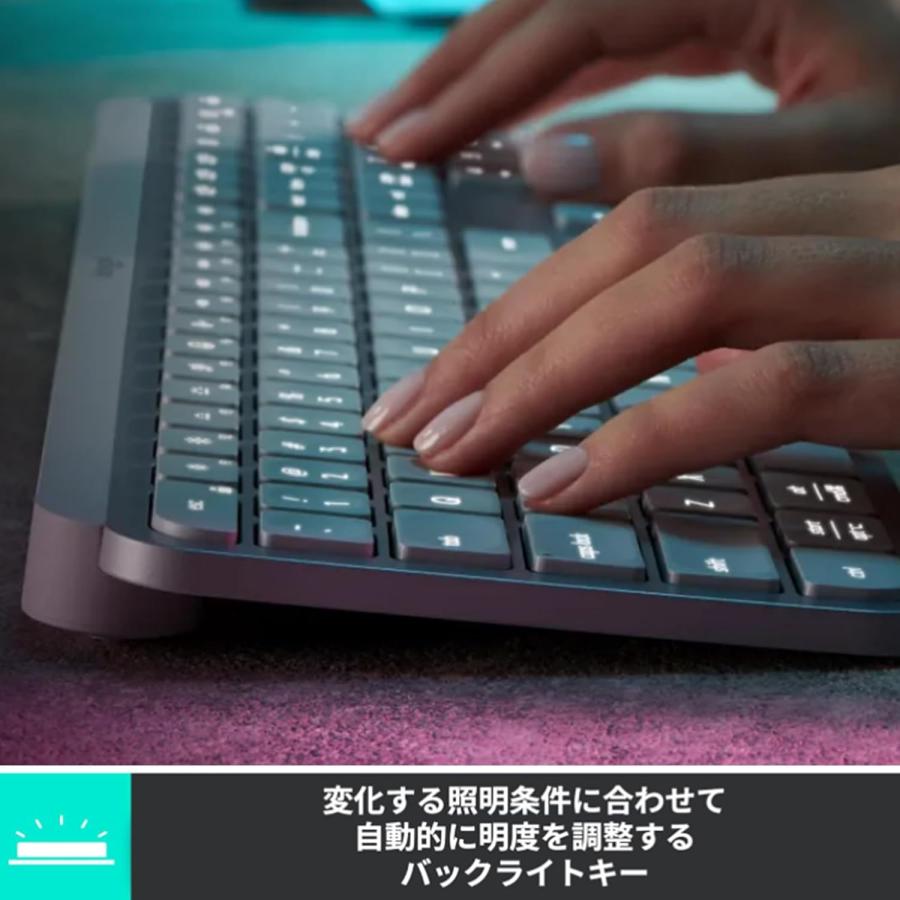 ロジテック Logitech MX KEYS mini KX700PG US配列 ワイヤレス
