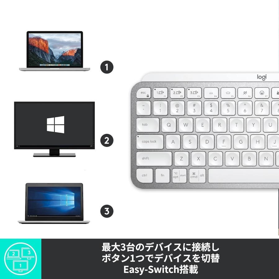 ロジテック Logitech MX KEYS mini KX700PG US配列 ワイヤレス