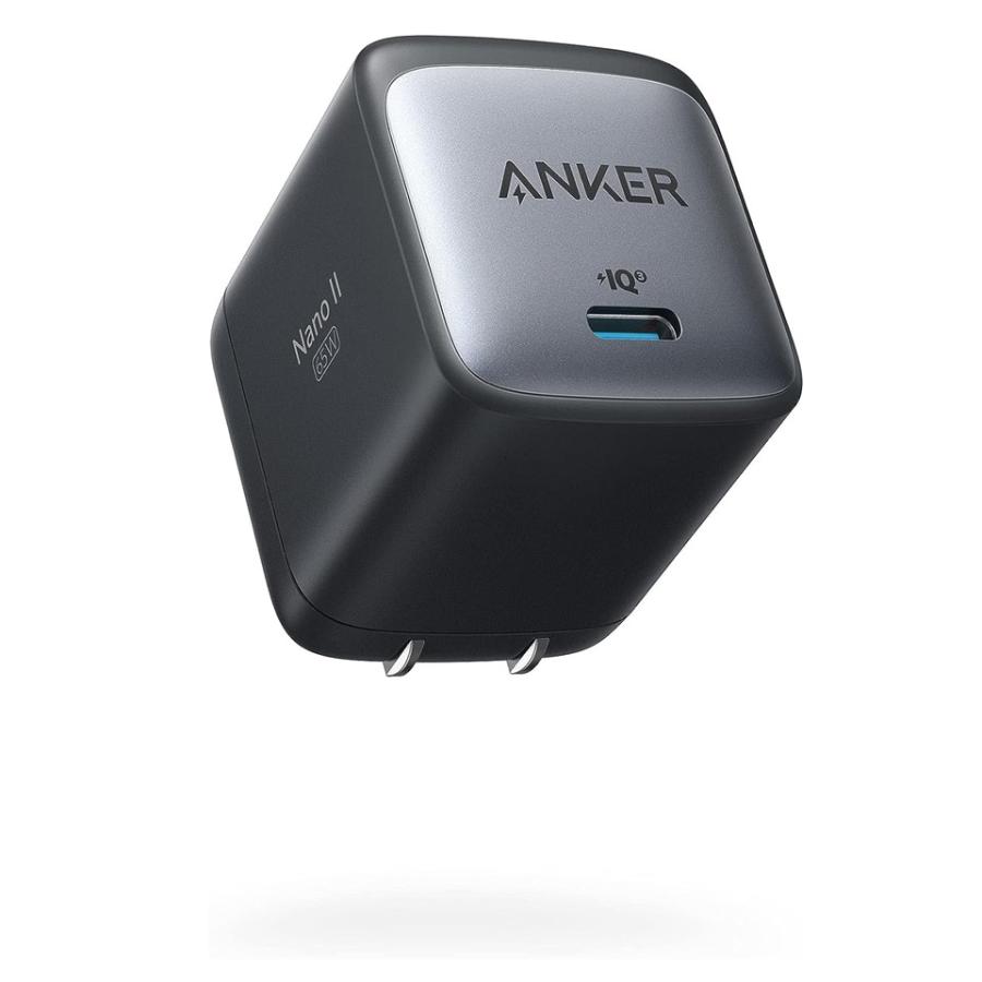 Anker アンカー Nano II 65W USB-C PD充電器 A2663113 折りたたみ式プラグ PSE技術基準適合