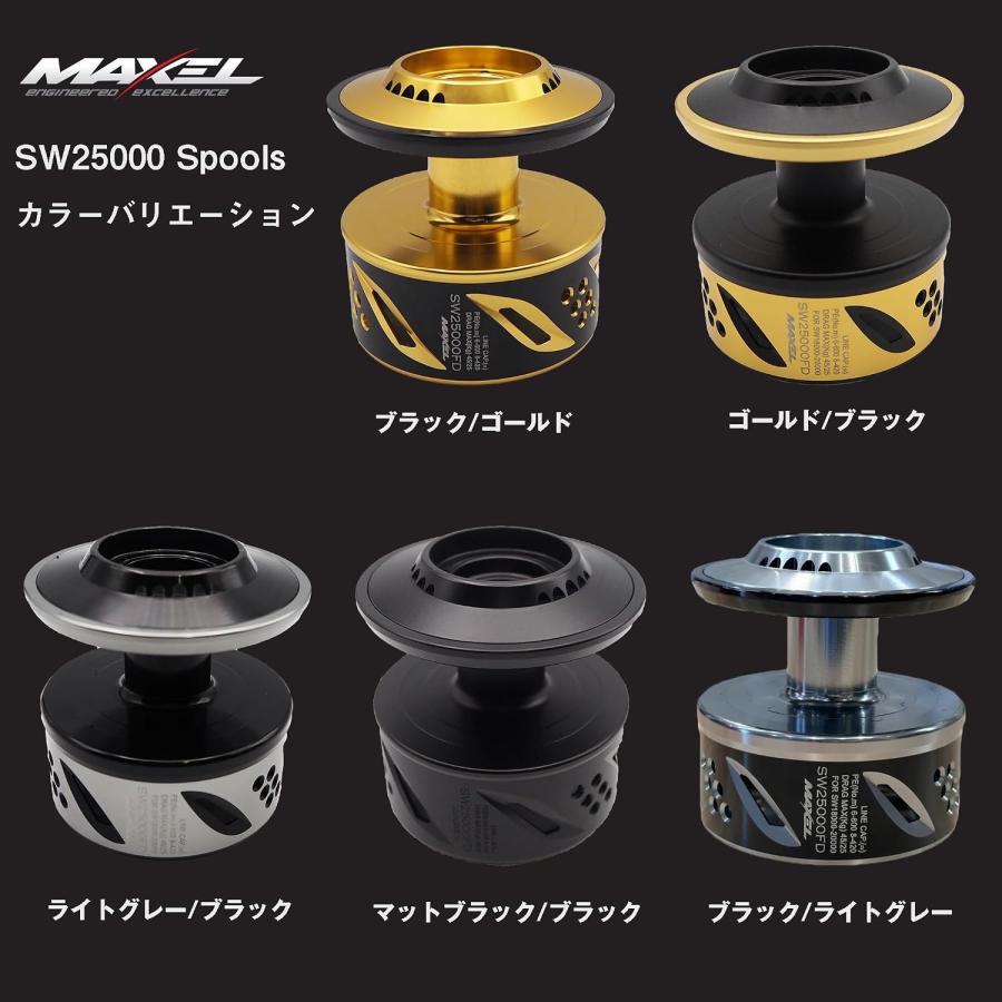 MAXEL マクセル CUSTOM SPOOL SW25000 カスタムスプール Light Gray