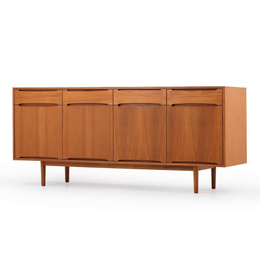 Leaf-handle リビングワイドキャビネット□サイドボード ローボード