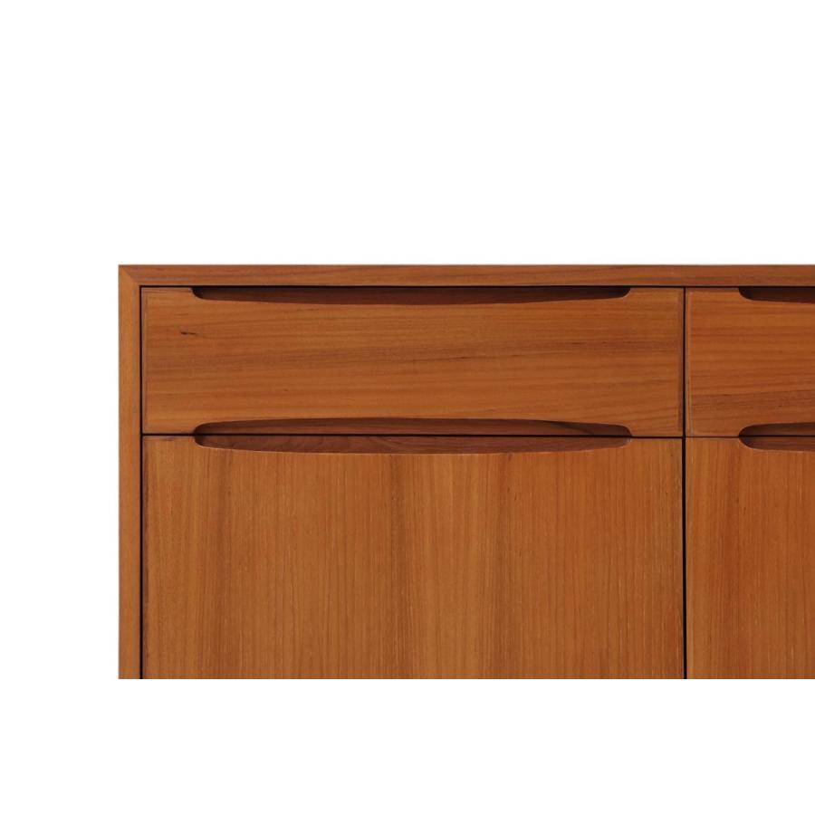 Leaf-handle リビングワイドキャビネット□サイドボード ローボード