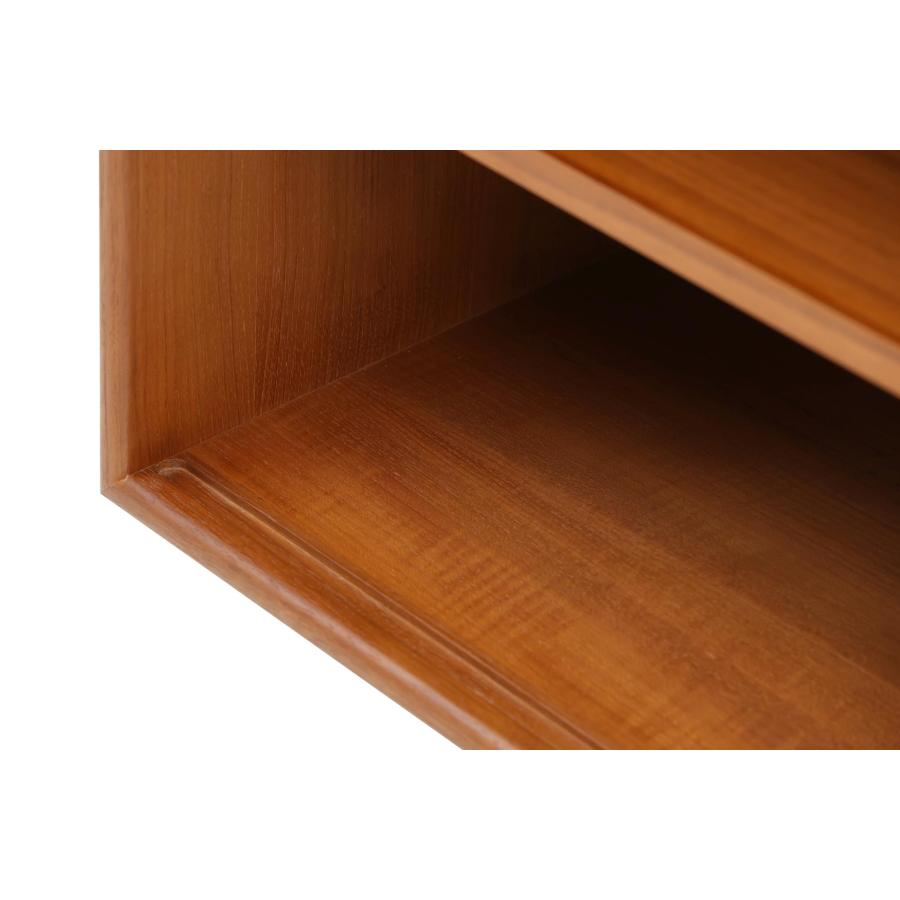 ミッドセンチュリーサイドテーブルテレビ台やリビングベットサイドに天然チーク無垢材 ruskea_01fxcf-4090t