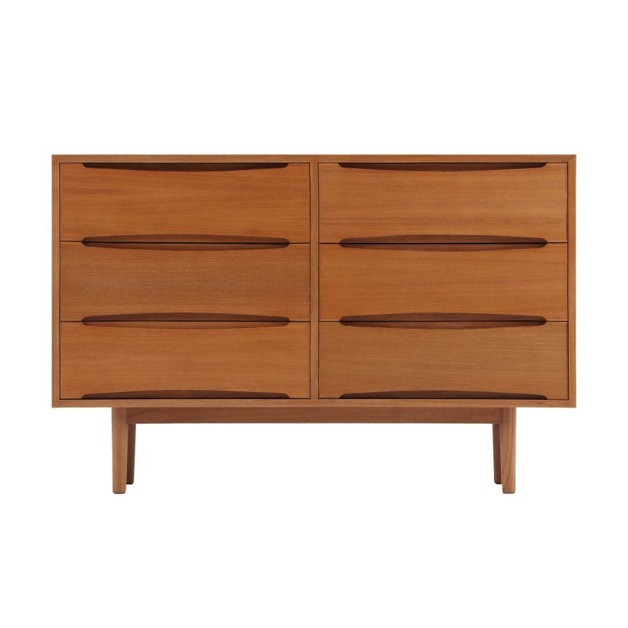 Leaf-handle リビングチェスト□ワイドチェスト 食器棚 レンジ台