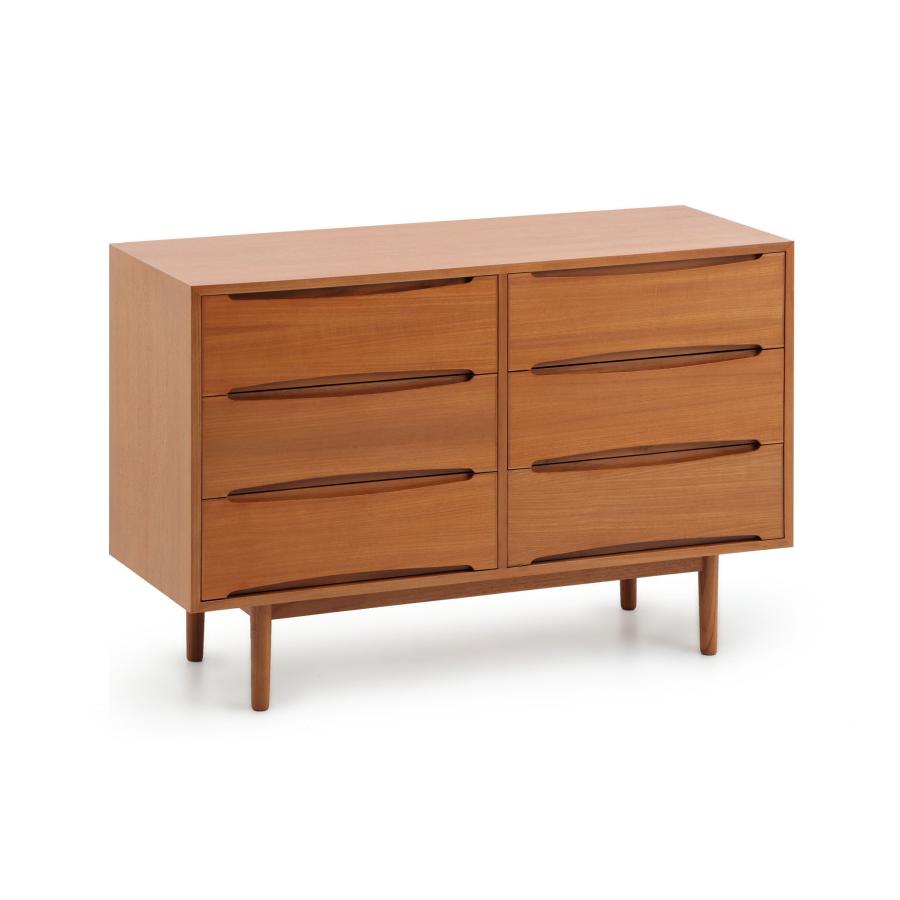 Leaf-handle リビングチェスト□ワイドチェスト 食器棚 レンジ台