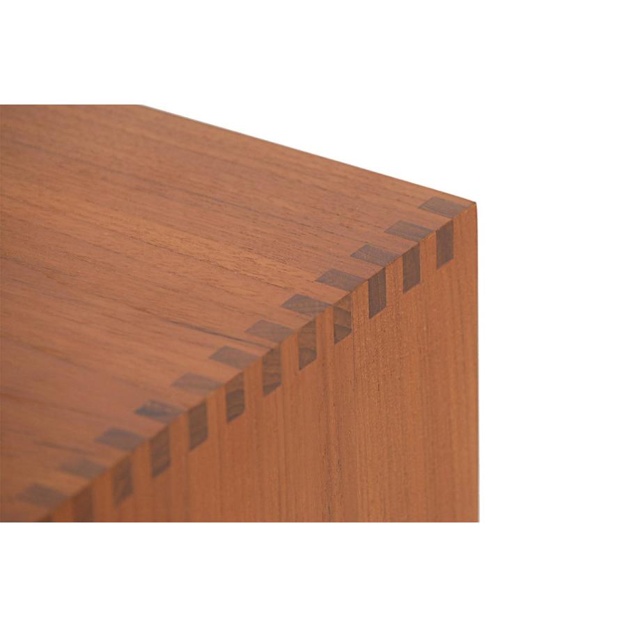 再入荷時期未定】チーク無垢材 スモールブックシェルフ 3x3□ブック