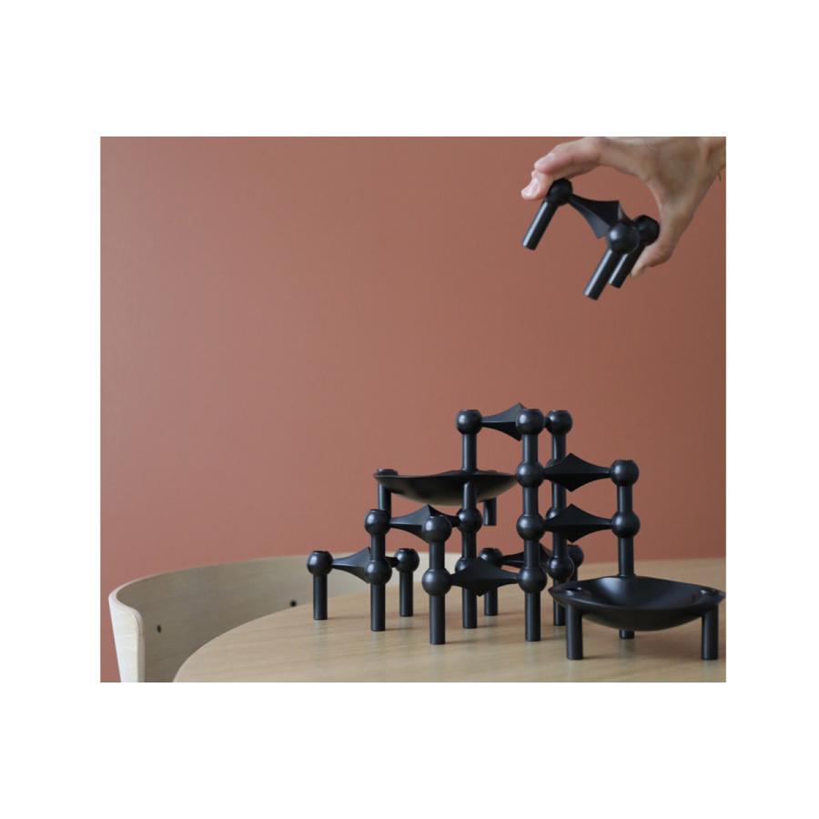 STOFF Nagel ストッフナゲル キャンドルホルダー BLACK ブラック 3点