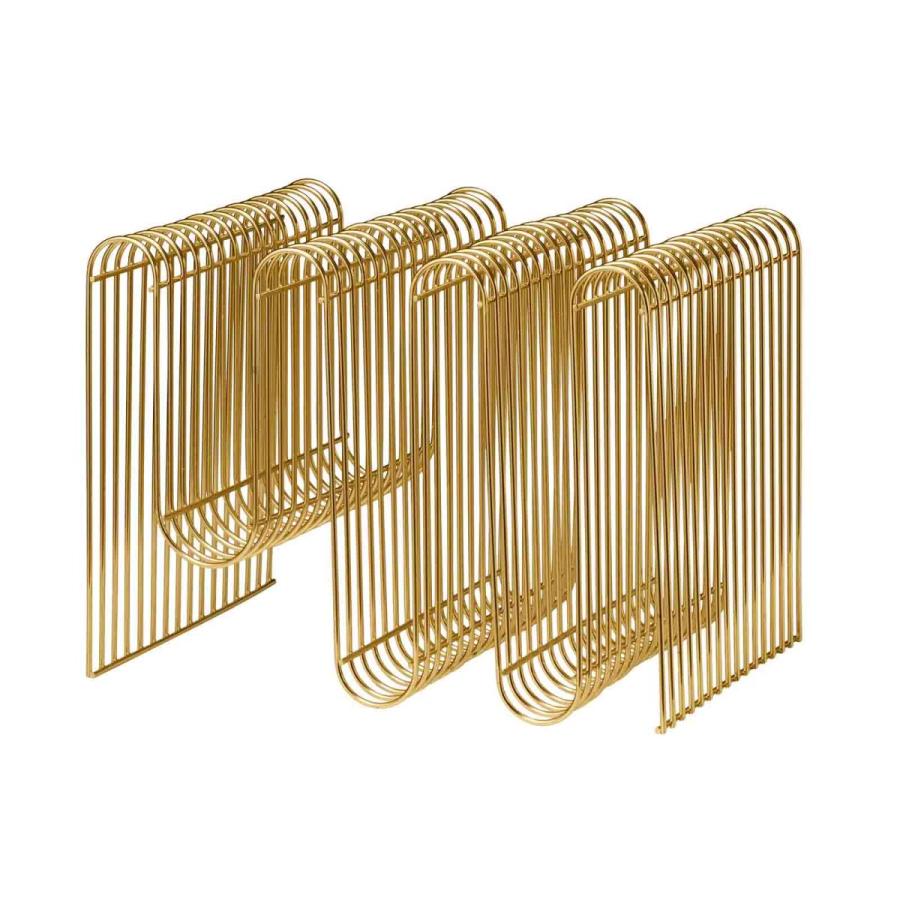 AYTM マガジンラック CURVA ブラス 正規品 北欧雑貨 インテリア