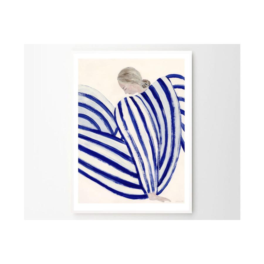 The Poster Club アートポスター 30×40cm Blue Stripe At