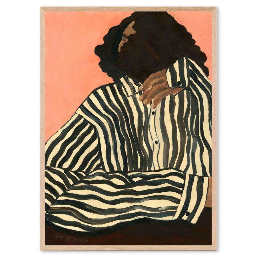 The Poster Club アートポスター 50×70cm Serene Stripes ポスター