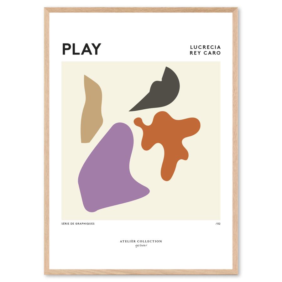 The Poster Club アートポスター 50×70cm Play ポスタークラブ 北欧