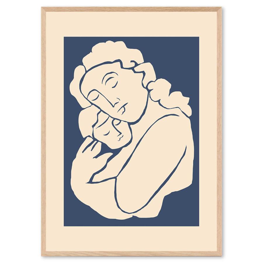 The Poster Club アートポスター 50×70cm Woman with Child ポスター